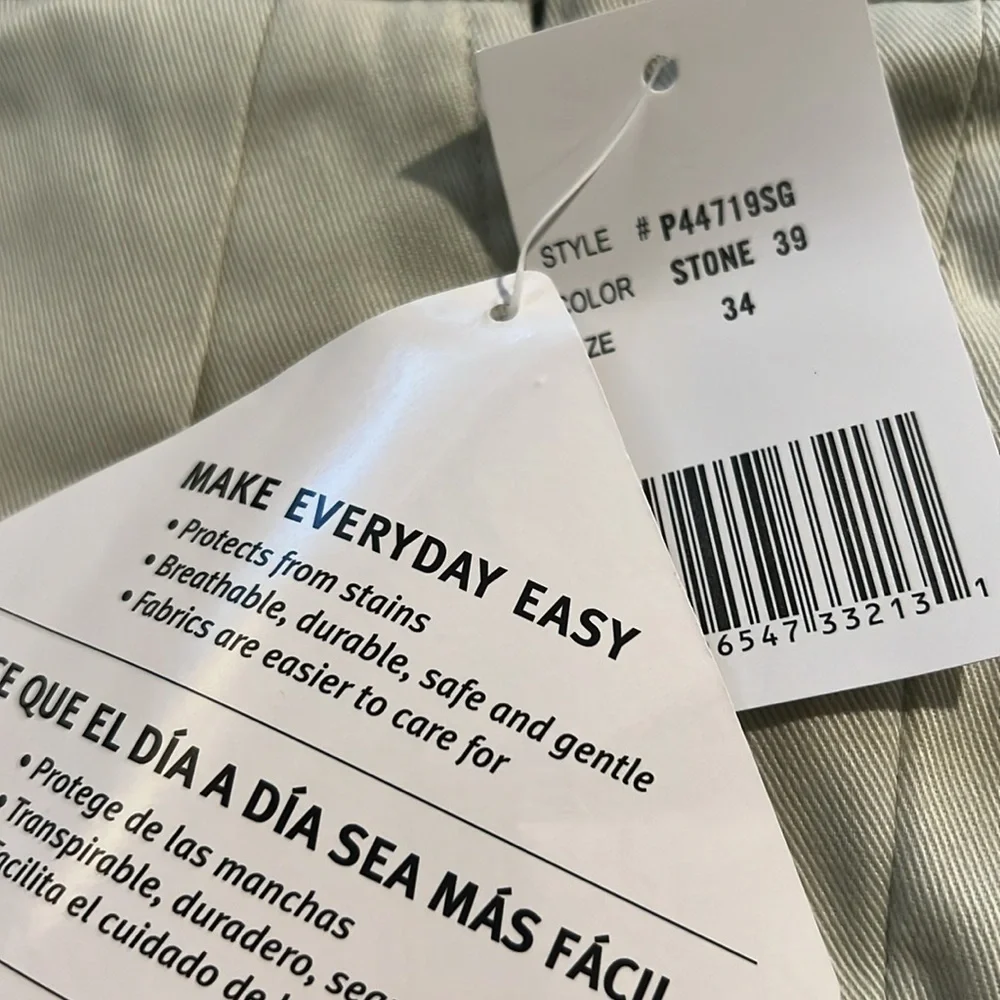 Guide Gear Freedom Short Adjustable Waist Wrinkle & Stain Resistant Size 34 NWT